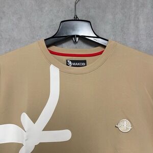 NWT Makobi‎ Shirt Men 3XB Big Tall Signature Tee Graphic Casual Preppy Oversized